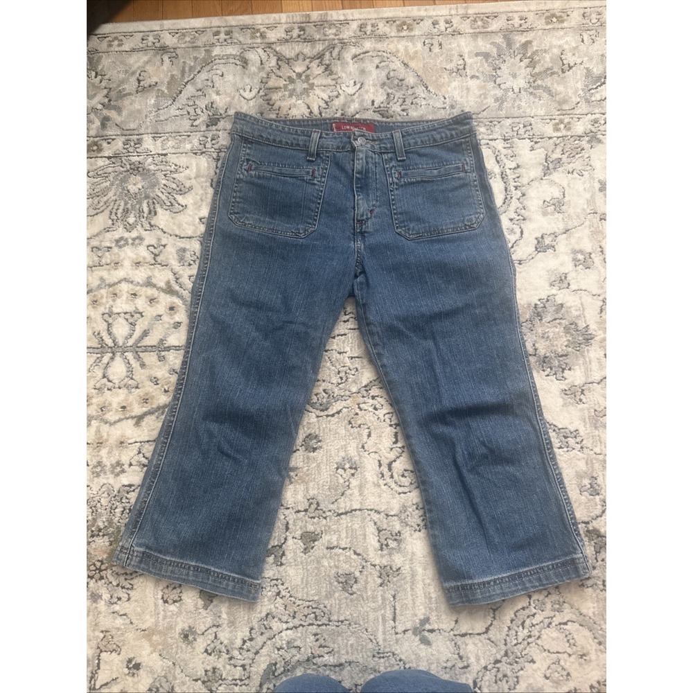 Vintage Levi 515 Capri Jeans Junior Womens Size 11 Denim Y2K